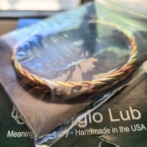 NWT Genuine Sergio Lub "Sacred Path" Magnetic Bracelet